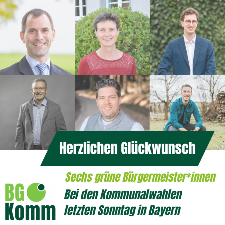 Kommunalwahlen in Bayern: Grüne Erfolge vor Ort!