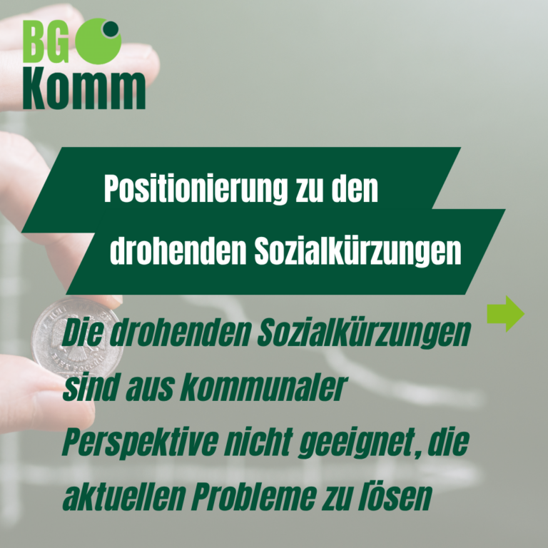 Positionierung zu drohenden Sozialkürzungen