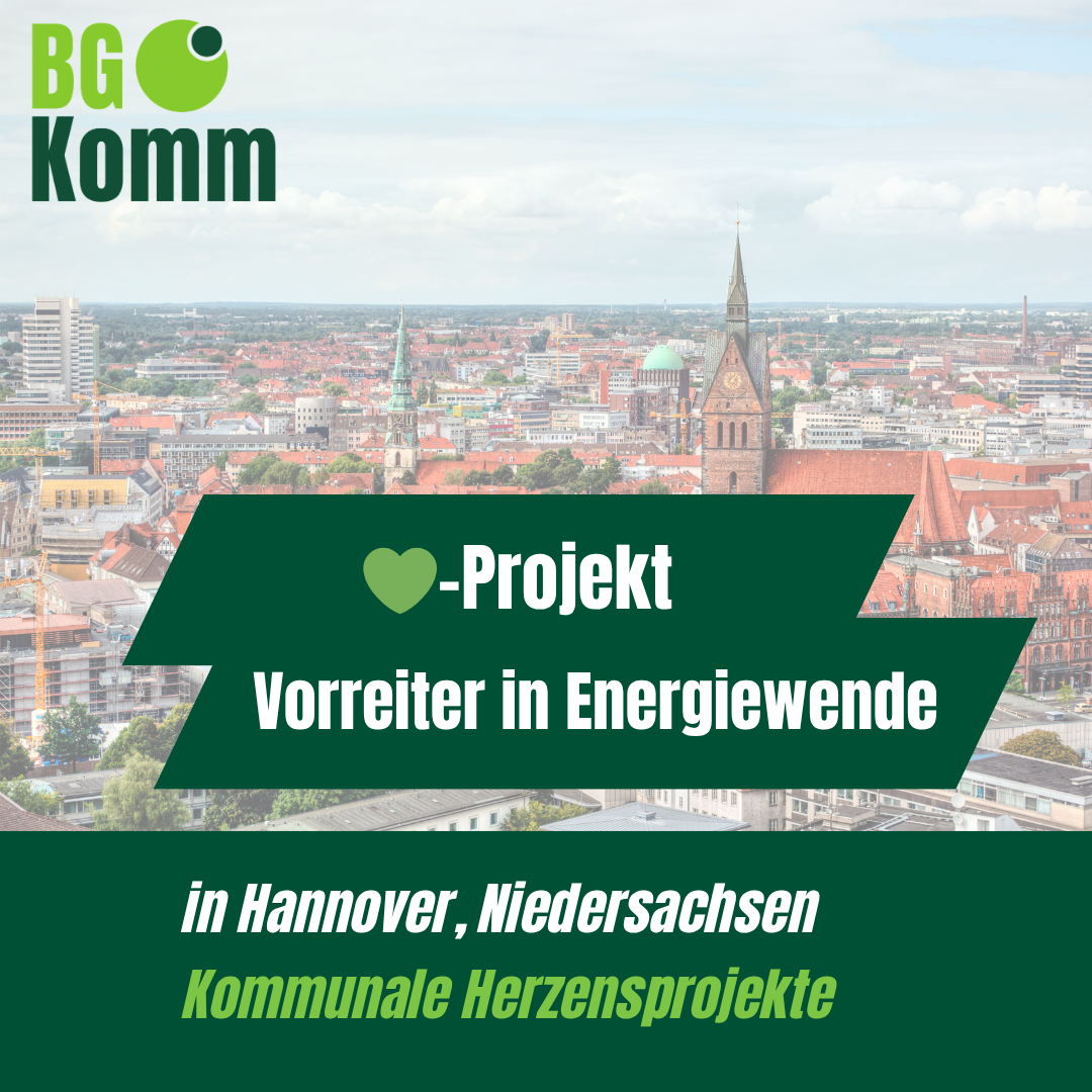 Hannover ist Vorreiter in Deutschland bei der Energiewende. Als erste Kommune hat sie unter Oberbürgermeister Belit Onay 2023 ihre kommunale Wärmeplanung an das Land Niedersachsen übermittelt.
